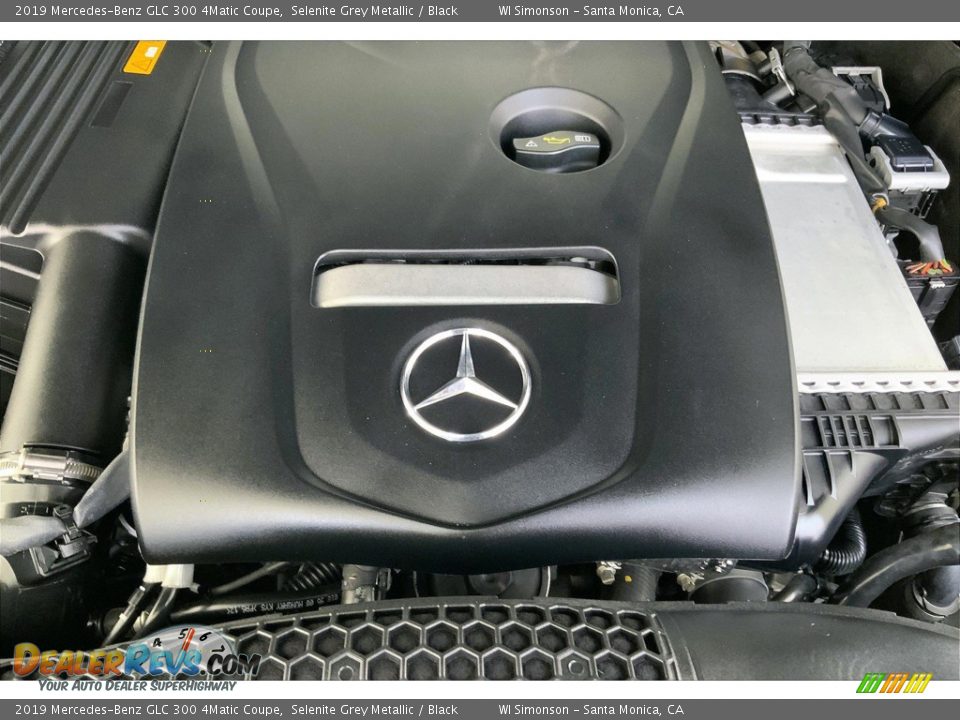 2019 Mercedes-Benz GLC 300 4Matic Coupe Selenite Grey Metallic / Black Photo #32