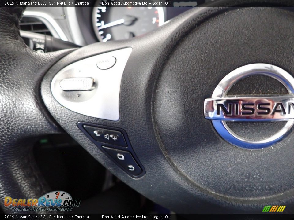 2019 Nissan Sentra SV Gun Metallic / Charcoal Photo #17
