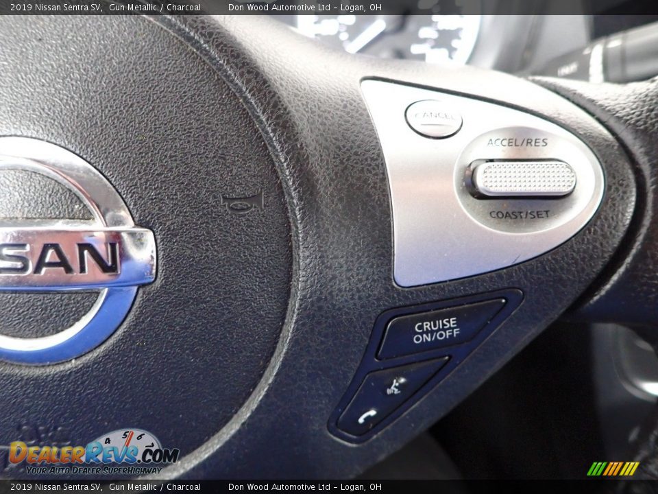 2019 Nissan Sentra SV Gun Metallic / Charcoal Photo #18