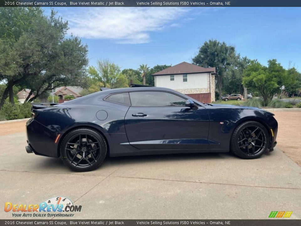 2016 Chevrolet Camaro SS Coupe Blue Velvet Metallic / Jet Black Photo #21