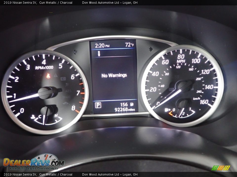 2019 Nissan Sentra SV Gun Metallic / Charcoal Photo #19