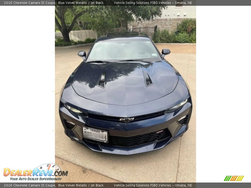 2016 Chevrolet Camaro SS Coupe Blue Velvet Metallic / Jet Black Photo #23