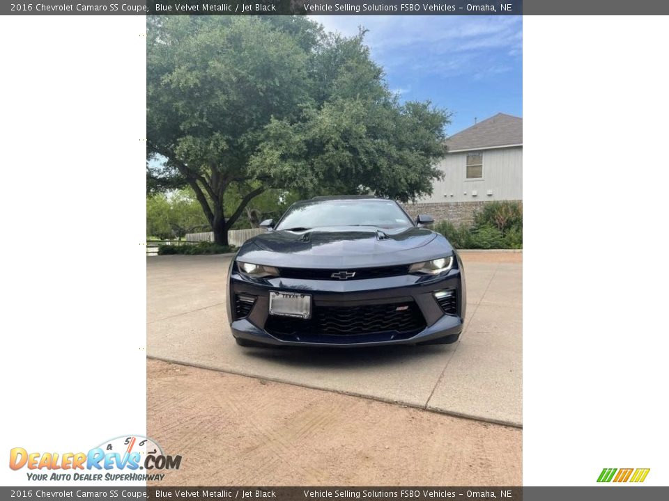 2016 Chevrolet Camaro SS Coupe Blue Velvet Metallic / Jet Black Photo #24