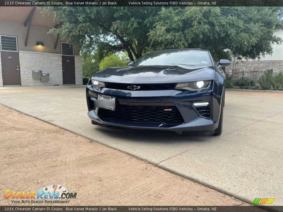 2016 Chevrolet Camaro SS Coupe Blue Velvet Metallic / Jet Black Photo #27