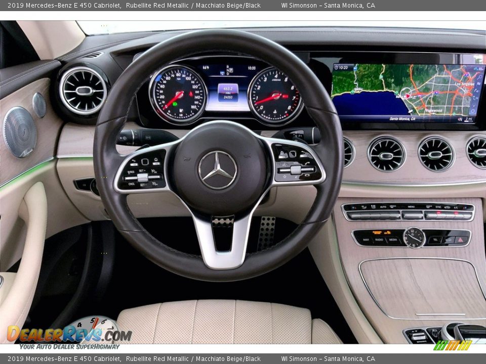 2019 Mercedes-Benz E 450 Cabriolet Steering Wheel Photo #4