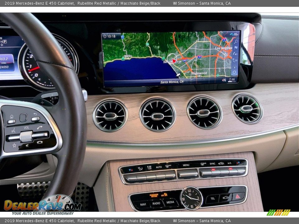 Navigation of 2019 Mercedes-Benz E 450 Cabriolet Photo #5