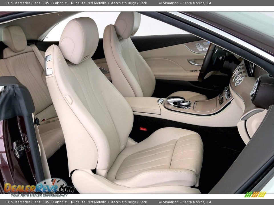 Macchiato Beige/Black Interior - 2019 Mercedes-Benz E 450 Cabriolet Photo #6