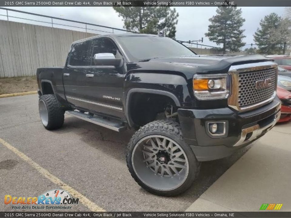 2015 GMC Sierra 2500HD Denali Crew Cab 4x4 Onyx Black / Jet Black Photo #1