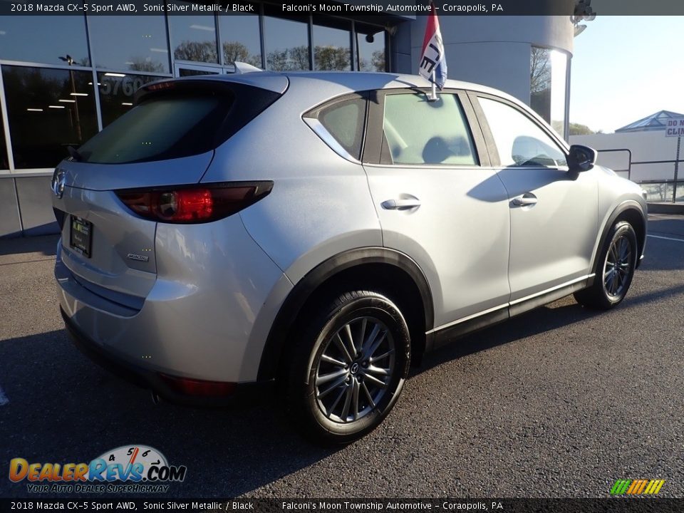 2018 Mazda CX-5 Sport AWD Sonic Silver Metallic / Black Photo #2