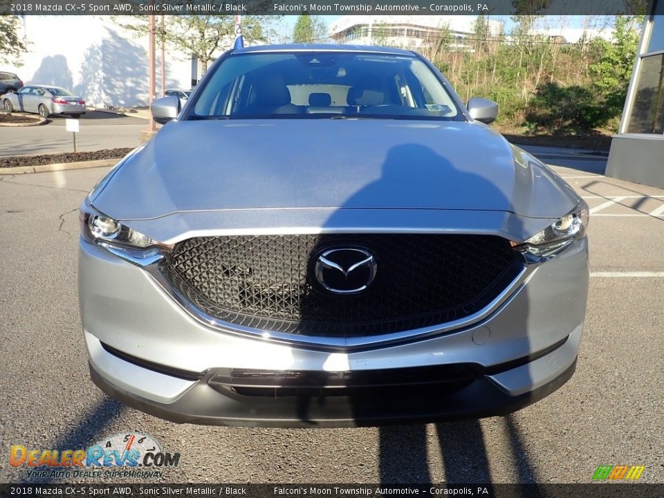 2018 Mazda CX-5 Sport AWD Sonic Silver Metallic / Black Photo #8