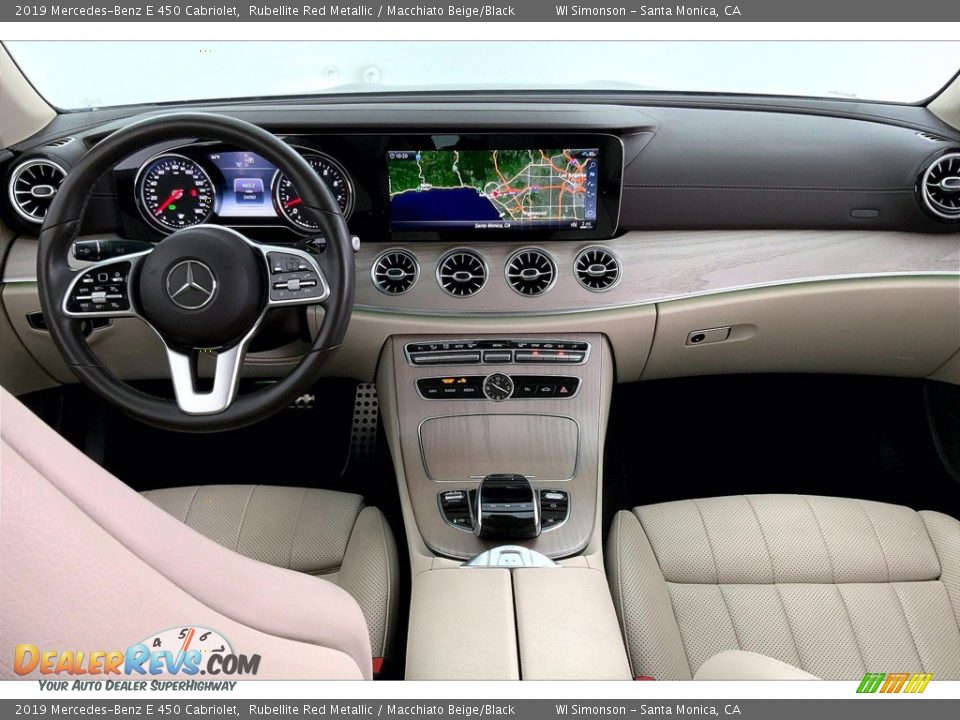 Dashboard of 2019 Mercedes-Benz E 450 Cabriolet Photo #15