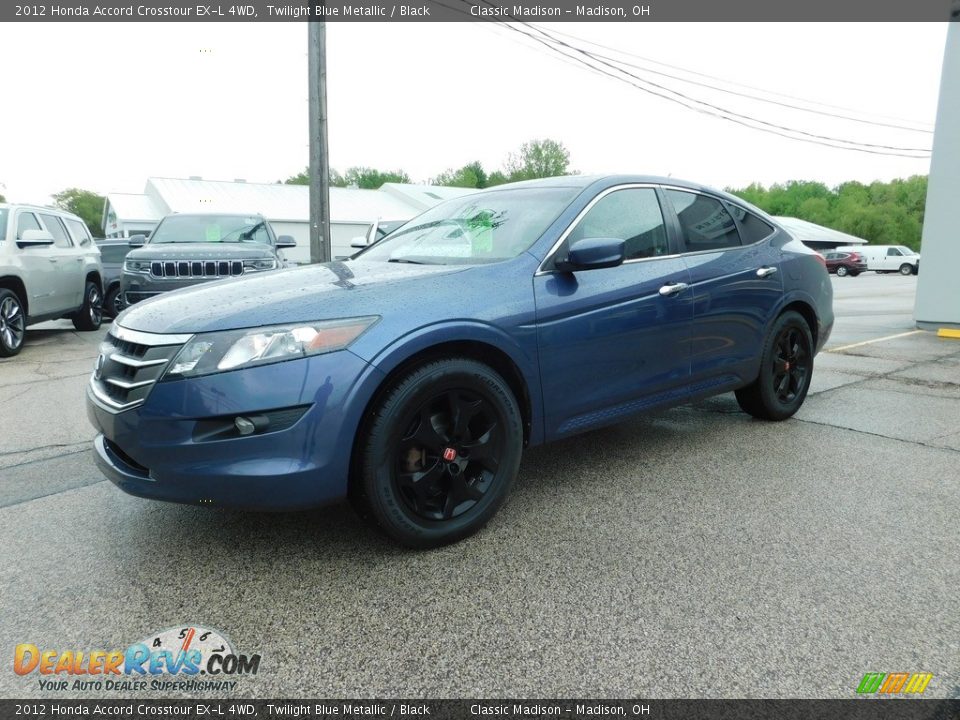 2012 Honda Accord Crosstour EX-L 4WD Twilight Blue Metallic / Black Photo #2