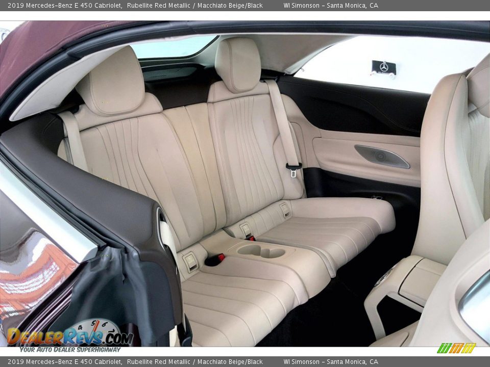 Rear Seat of 2019 Mercedes-Benz E 450 Cabriolet Photo #19