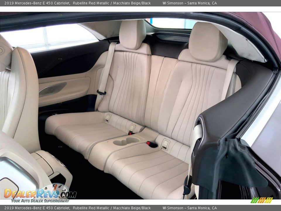 Rear Seat of 2019 Mercedes-Benz E 450 Cabriolet Photo #20
