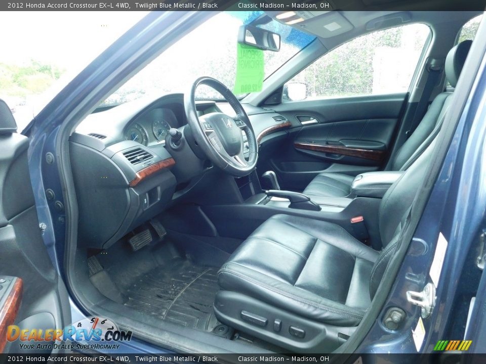 2012 Honda Accord Crosstour EX-L 4WD Twilight Blue Metallic / Black Photo #6