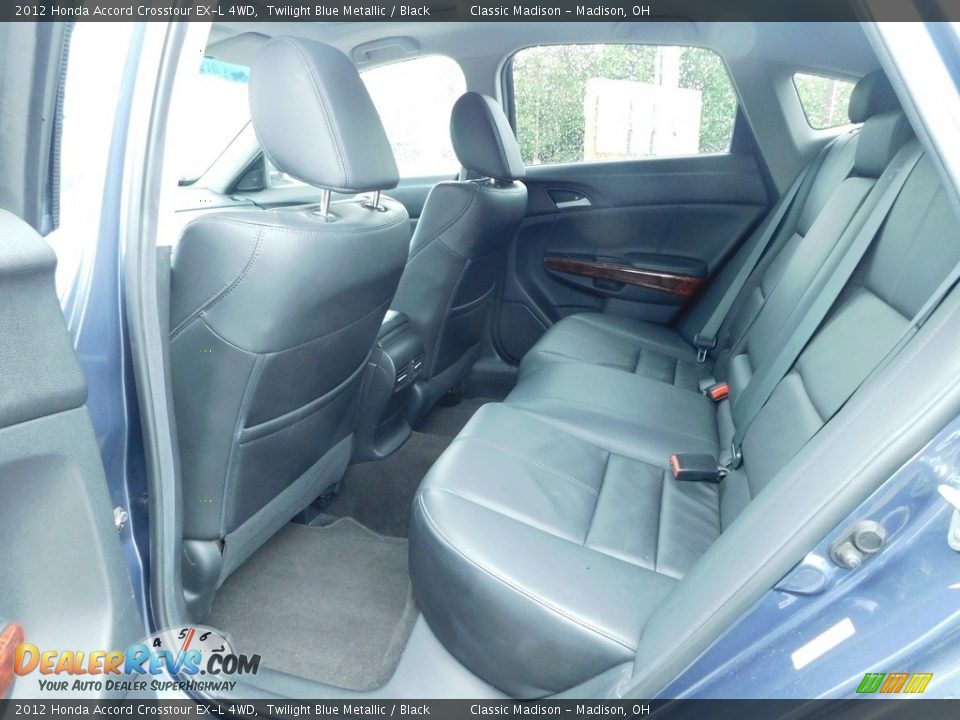 2012 Honda Accord Crosstour EX-L 4WD Twilight Blue Metallic / Black Photo #7