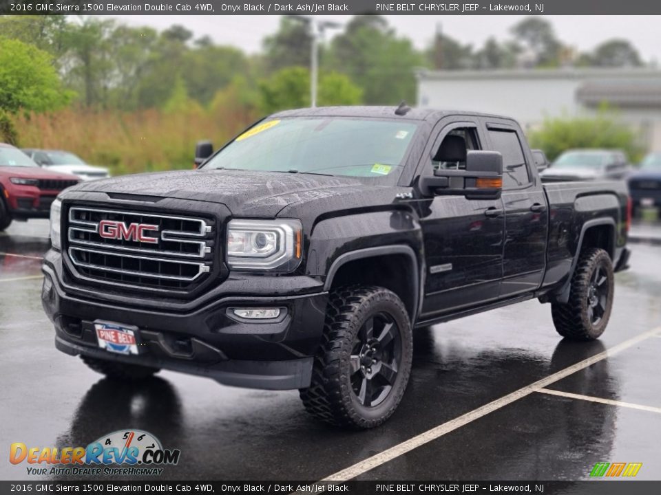 2016 GMC Sierra 1500 Elevation Double Cab 4WD Onyx Black / Dark Ash/Jet Black Photo #1