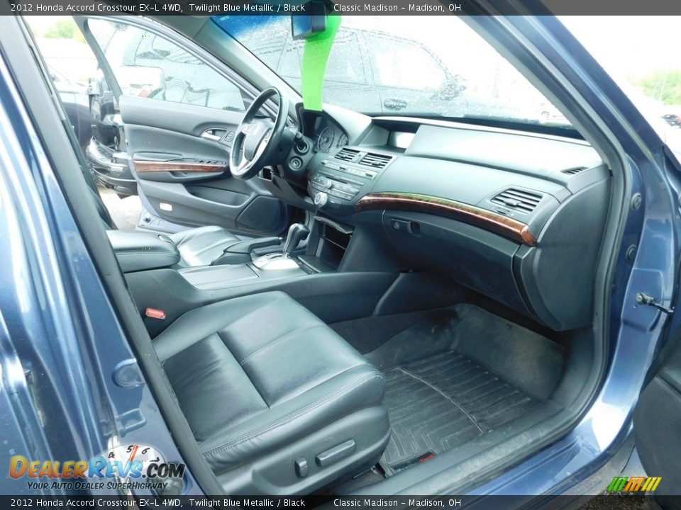 2012 Honda Accord Crosstour EX-L 4WD Twilight Blue Metallic / Black Photo #9
