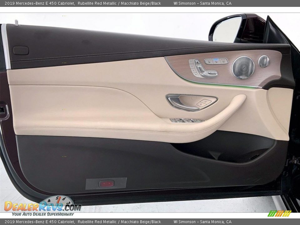 Door Panel of 2019 Mercedes-Benz E 450 Cabriolet Photo #25