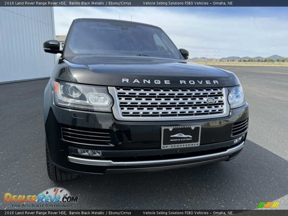 2016 Land Rover Range Rover HSE Barolo Black Metallic / Ebony/Cirrus Photo #1