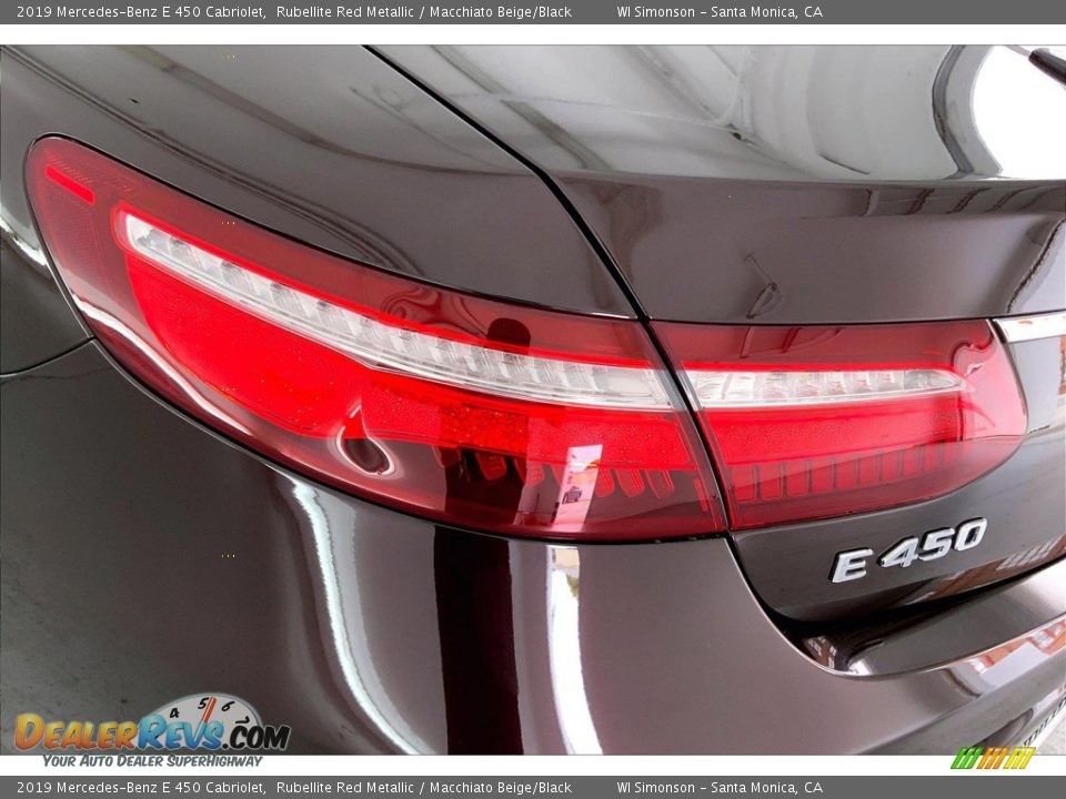 2019 Mercedes-Benz E 450 Cabriolet Rubellite Red Metallic / Macchiato Beige/Black Photo #28