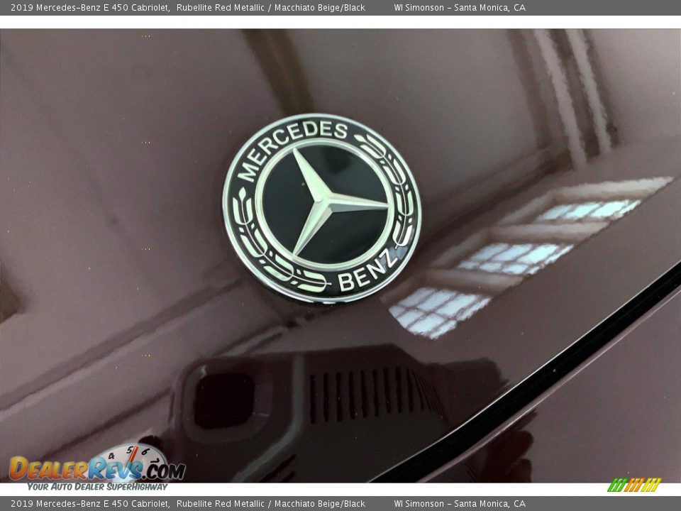 2019 Mercedes-Benz E 450 Cabriolet Rubellite Red Metallic / Macchiato Beige/Black Photo #29