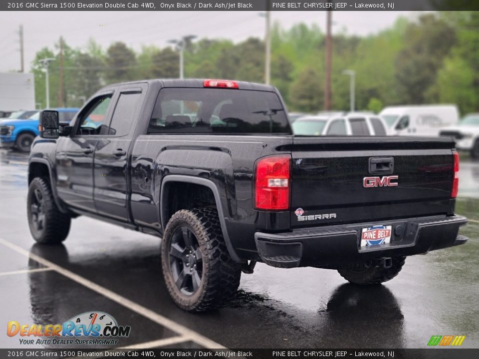 2016 GMC Sierra 1500 Elevation Double Cab 4WD Onyx Black / Dark Ash/Jet Black Photo #14