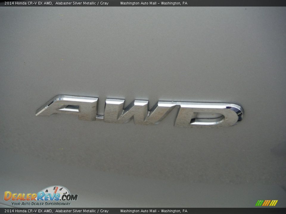 2014 Honda CR-V EX AWD Alabaster Silver Metallic / Gray Photo #11