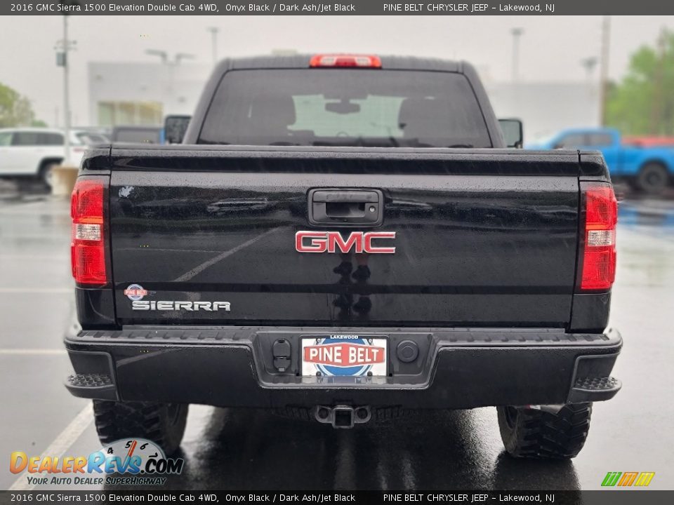 2016 GMC Sierra 1500 Elevation Double Cab 4WD Onyx Black / Dark Ash/Jet Black Photo #15