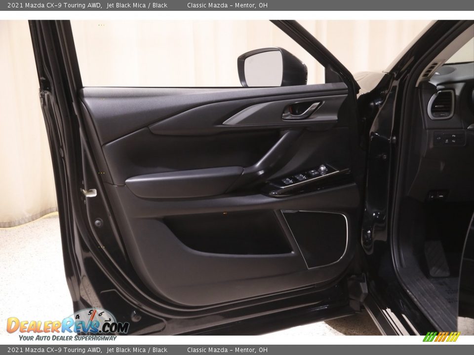 2021 Mazda CX-9 Touring AWD Jet Black Mica / Black Photo #4
