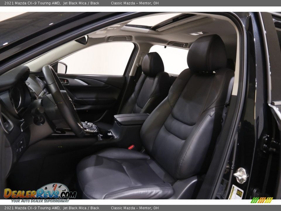 2021 Mazda CX-9 Touring AWD Jet Black Mica / Black Photo #5
