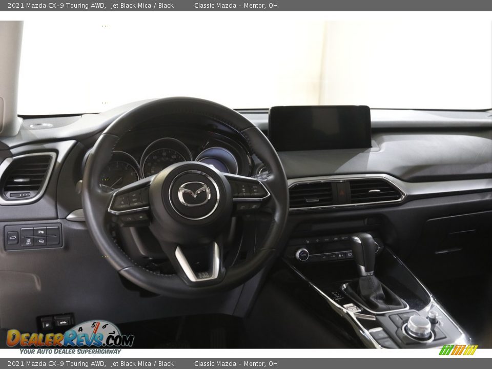 2021 Mazda CX-9 Touring AWD Jet Black Mica / Black Photo #6