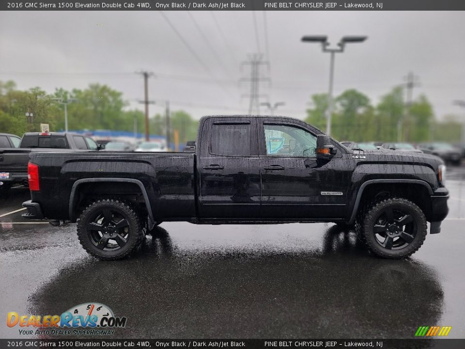 2016 GMC Sierra 1500 Elevation Double Cab 4WD Onyx Black / Dark Ash/Jet Black Photo #17