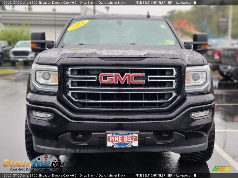 2016 GMC Sierra 1500 Elevation Double Cab 4WD Onyx Black / Dark Ash/Jet Black Photo #19