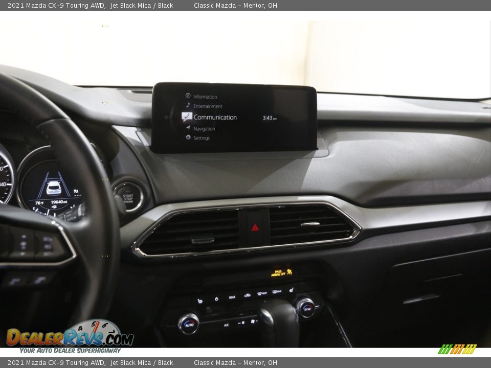 2021 Mazda CX-9 Touring AWD Jet Black Mica / Black Photo #9