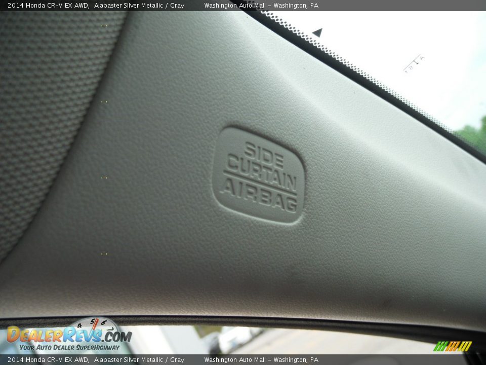 2014 Honda CR-V EX AWD Alabaster Silver Metallic / Gray Photo #17