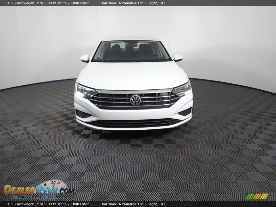 2019 Volkswagen Jetta S Pure White / Titan Black Photo #4