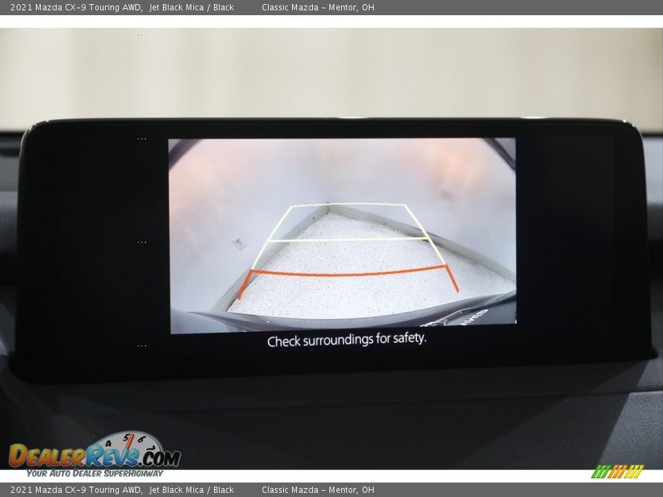 2021 Mazda CX-9 Touring AWD Jet Black Mica / Black Photo #12