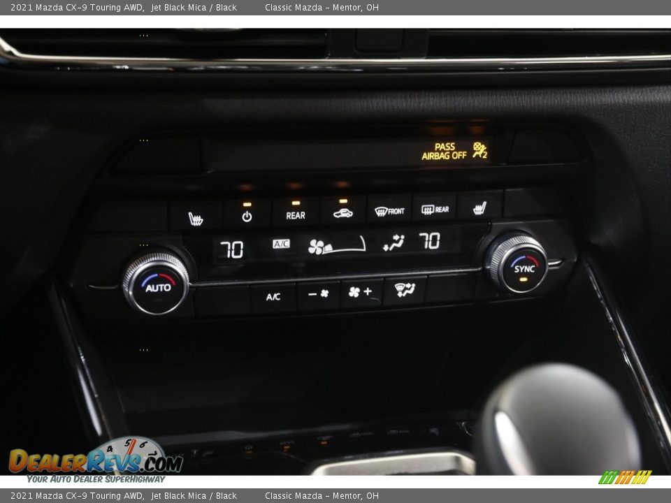 2021 Mazda CX-9 Touring AWD Jet Black Mica / Black Photo #13