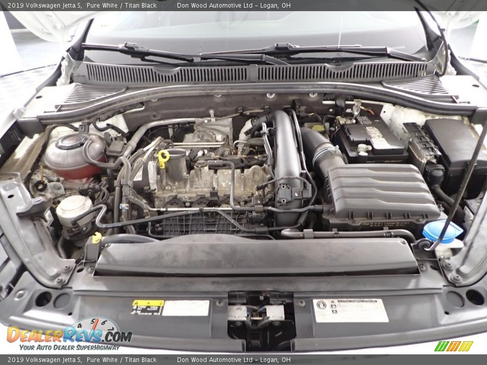 2019 Volkswagen Jetta S Pure White / Titan Black Photo #6
