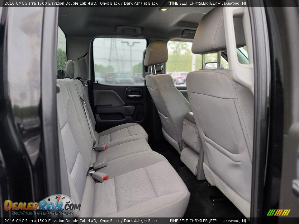 2016 GMC Sierra 1500 Elevation Double Cab 4WD Onyx Black / Dark Ash/Jet Black Photo #23