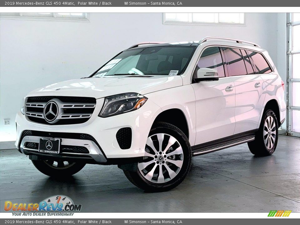 2019 Mercedes-Benz GLS 450 4Matic Polar White / Black Photo #12