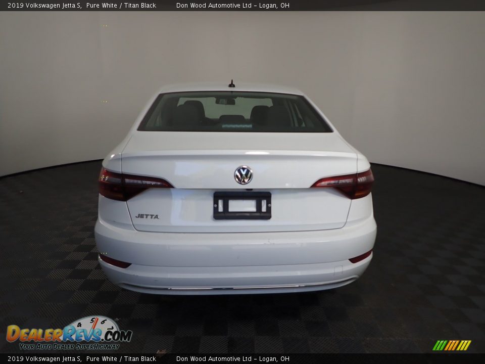 2019 Volkswagen Jetta S Pure White / Titan Black Photo #10