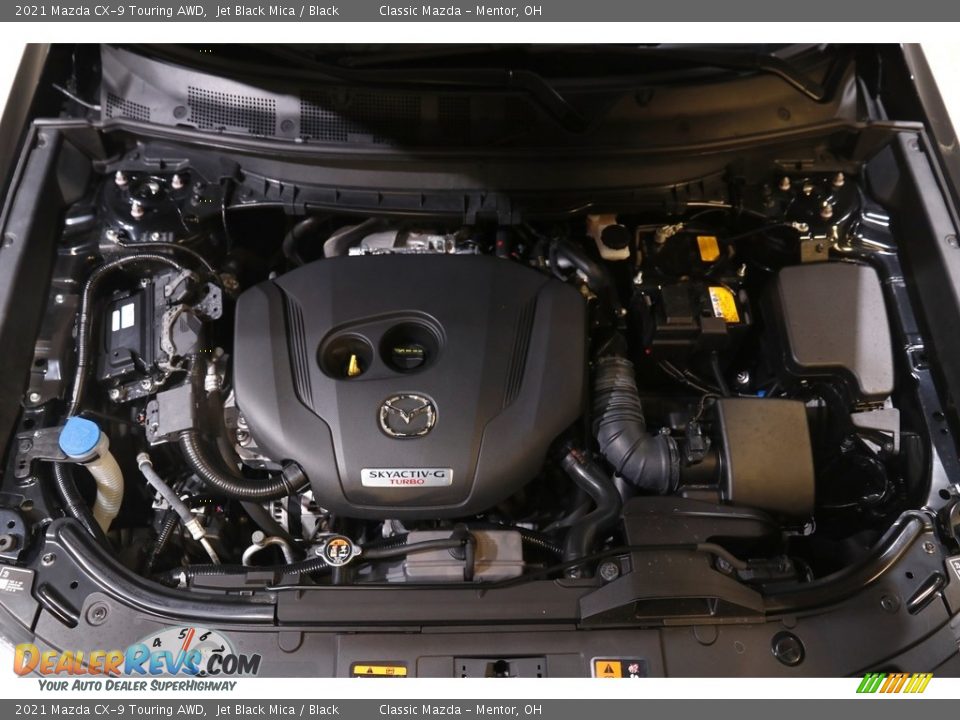 2021 Mazda CX-9 Touring AWD Jet Black Mica / Black Photo #20
