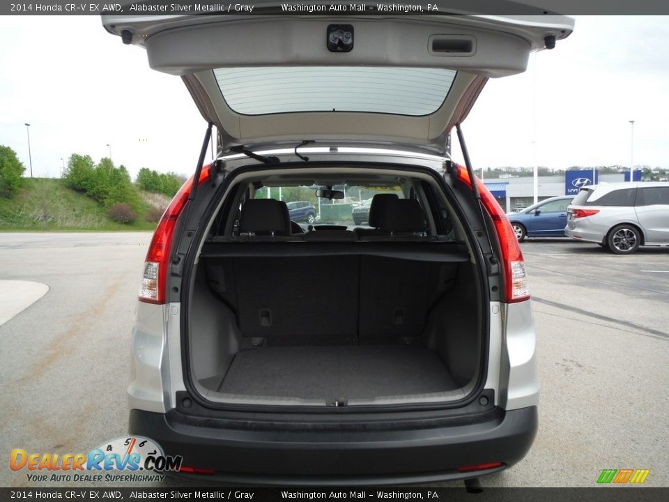 2014 Honda CR-V EX AWD Alabaster Silver Metallic / Gray Photo #26