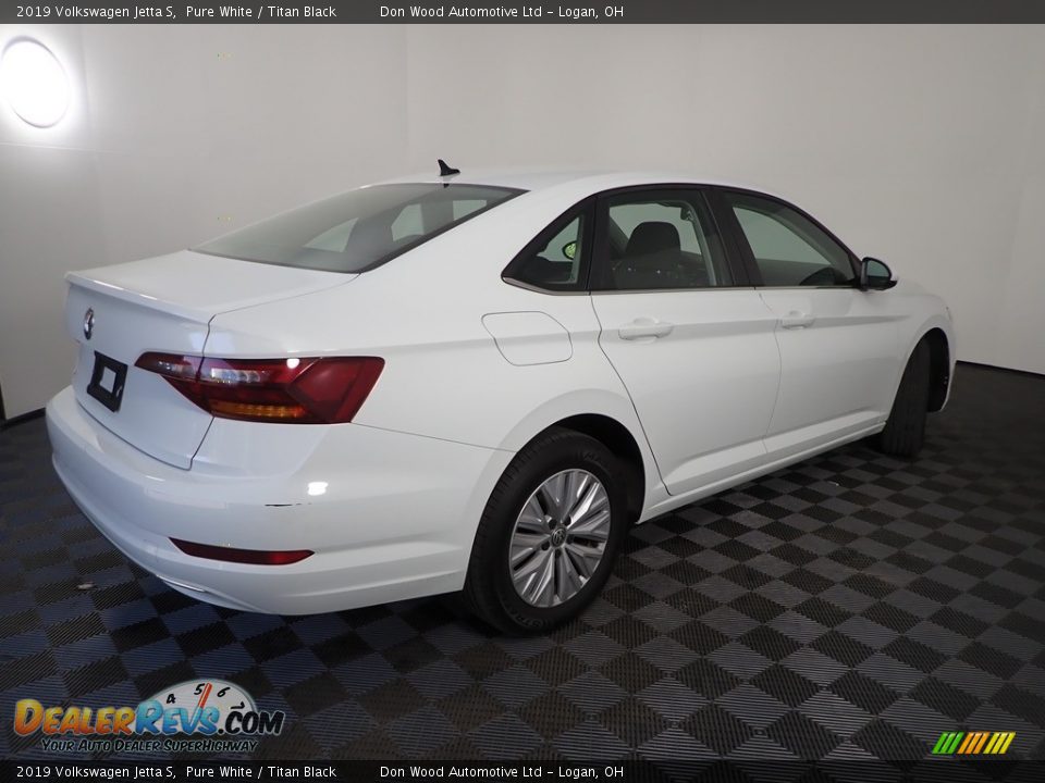2019 Volkswagen Jetta S Pure White / Titan Black Photo #13