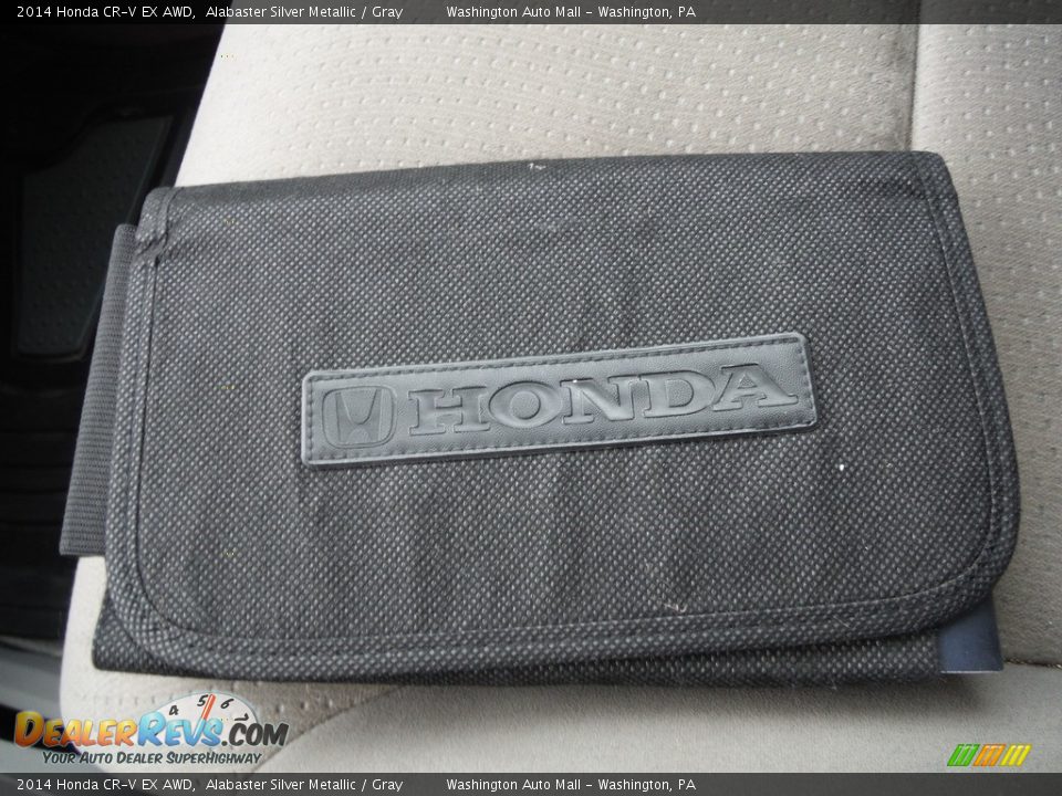 2014 Honda CR-V EX AWD Alabaster Silver Metallic / Gray Photo #28