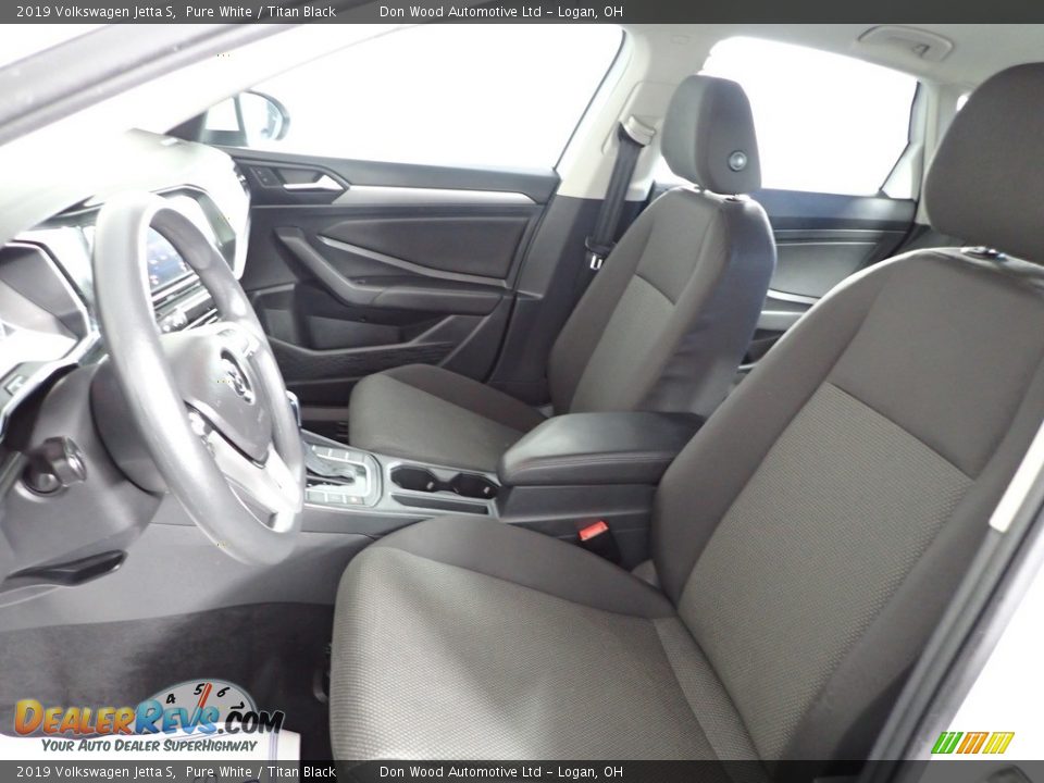 2019 Volkswagen Jetta S Pure White / Titan Black Photo #17