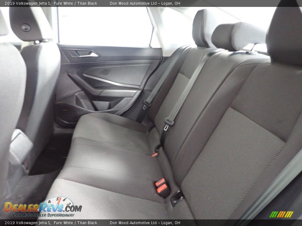 2019 Volkswagen Jetta S Pure White / Titan Black Photo #25