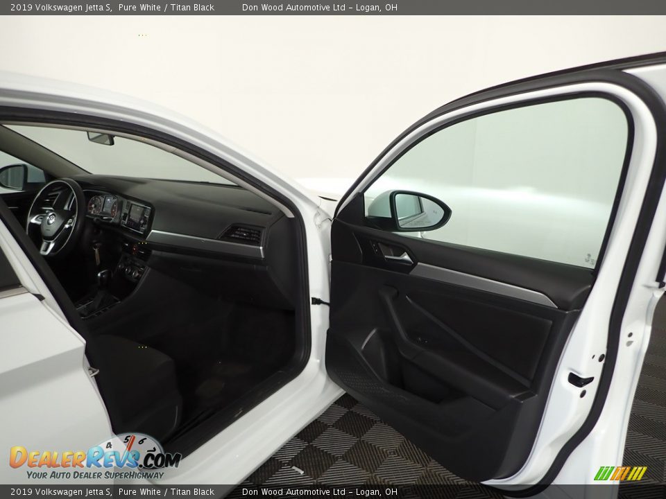 2019 Volkswagen Jetta S Pure White / Titan Black Photo #27